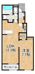 ラメールシエルI・IIの物件間取画像